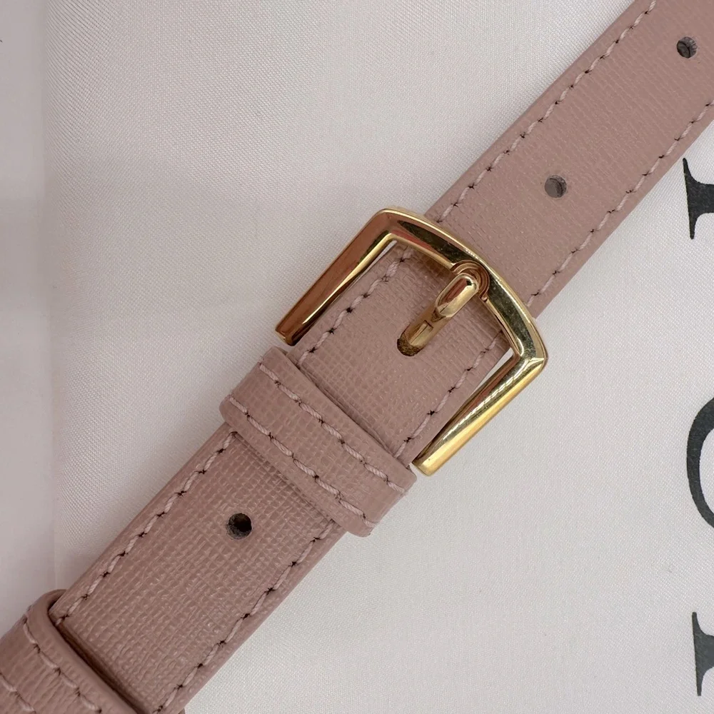 NWOT Furla Julia Pink Studded Bag